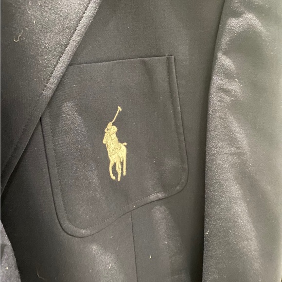 Ralph Lauren Navy Double-Breasted Blazer with Gold Buttons - Picture 10 of 15